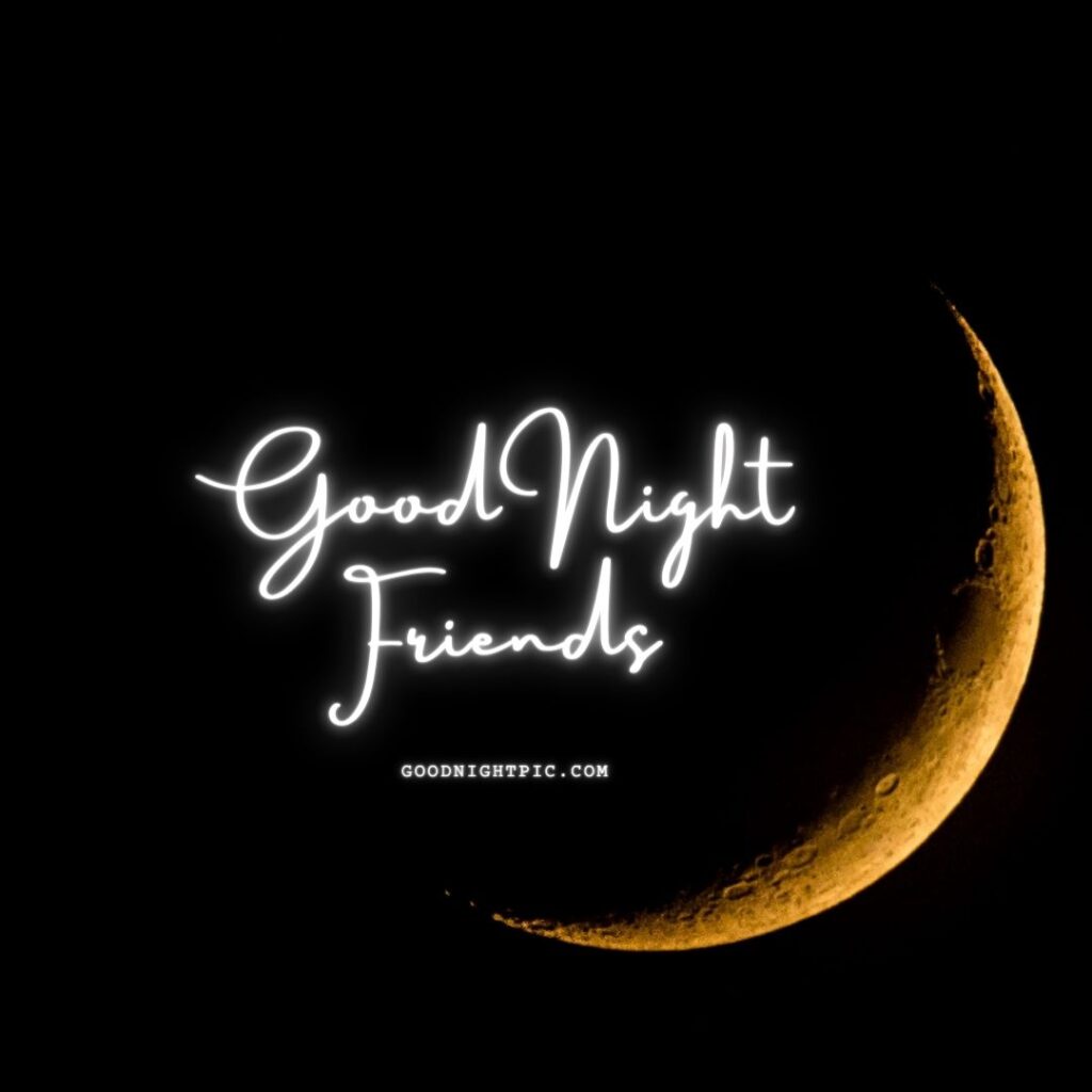 friend sweet good night images