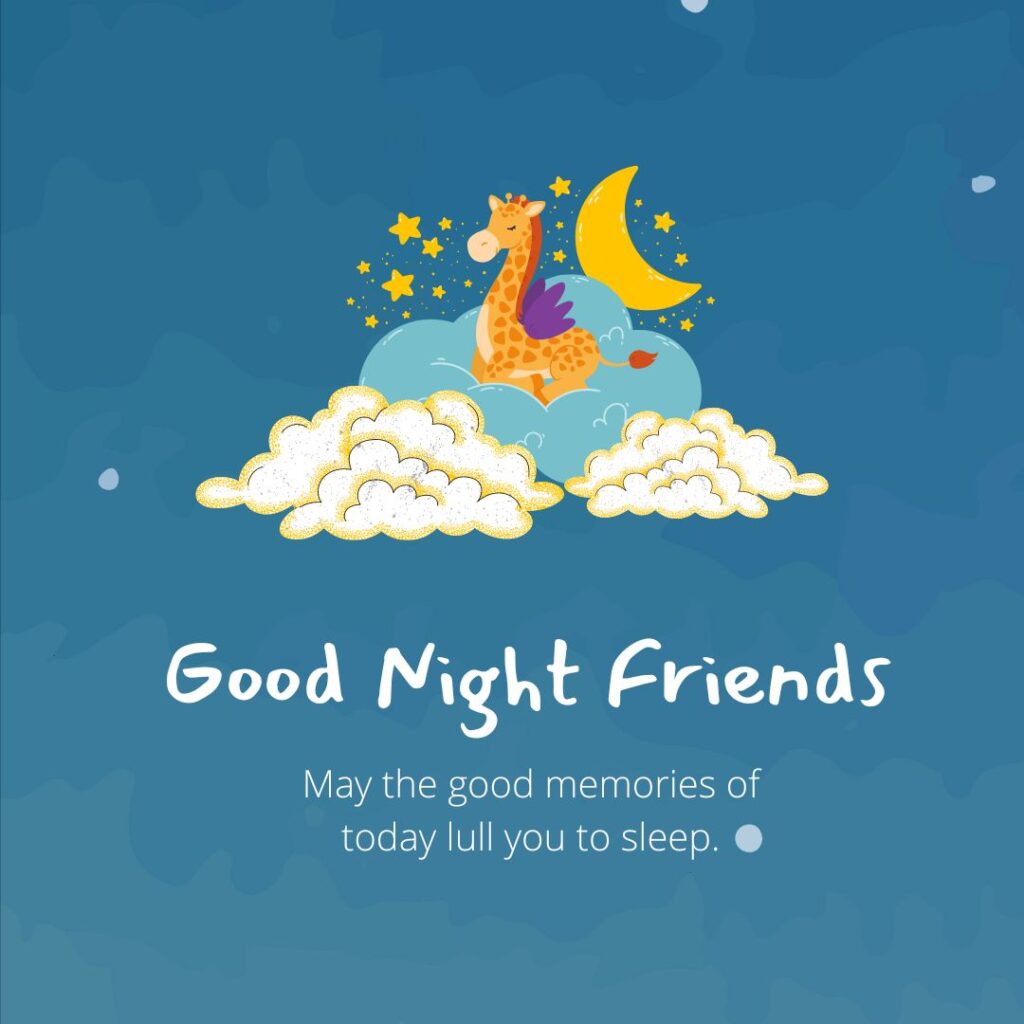 friend sweet good night images