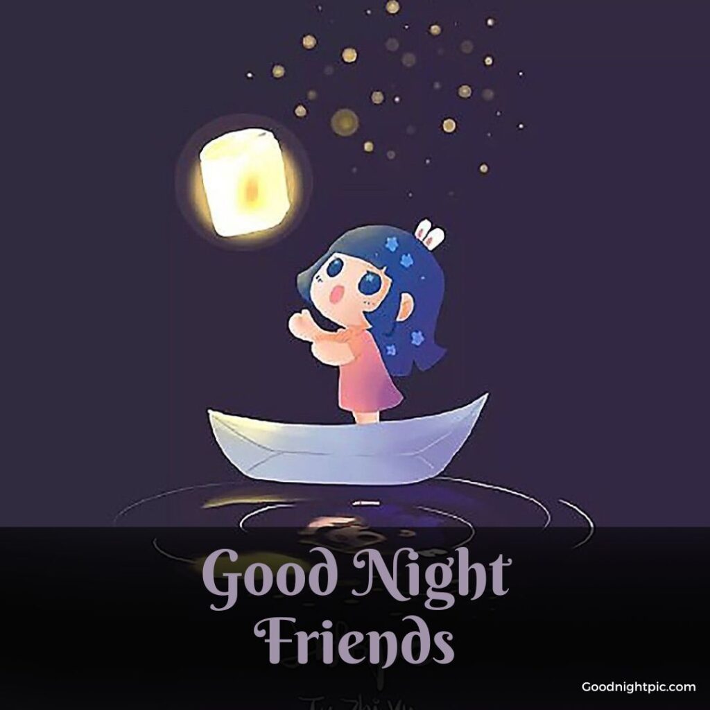 friend sweet good night images