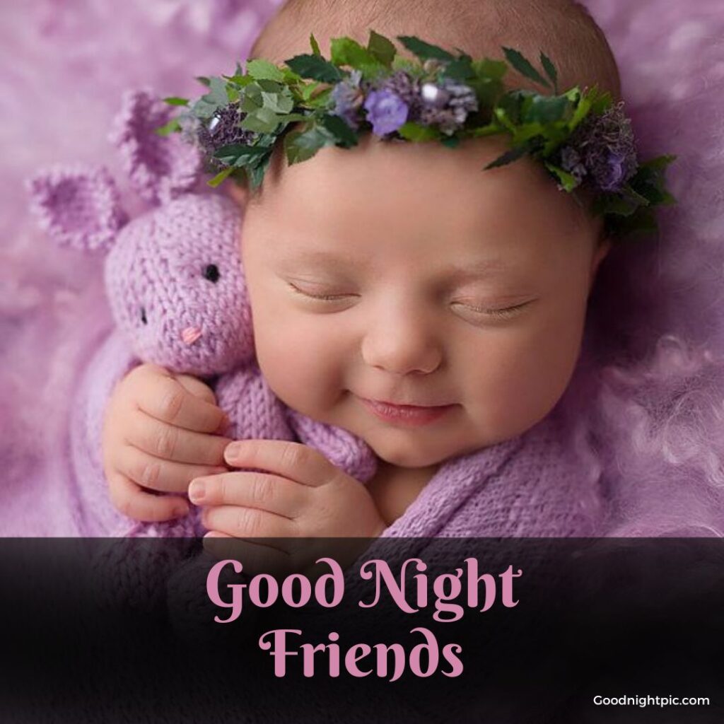 good night friends photo
