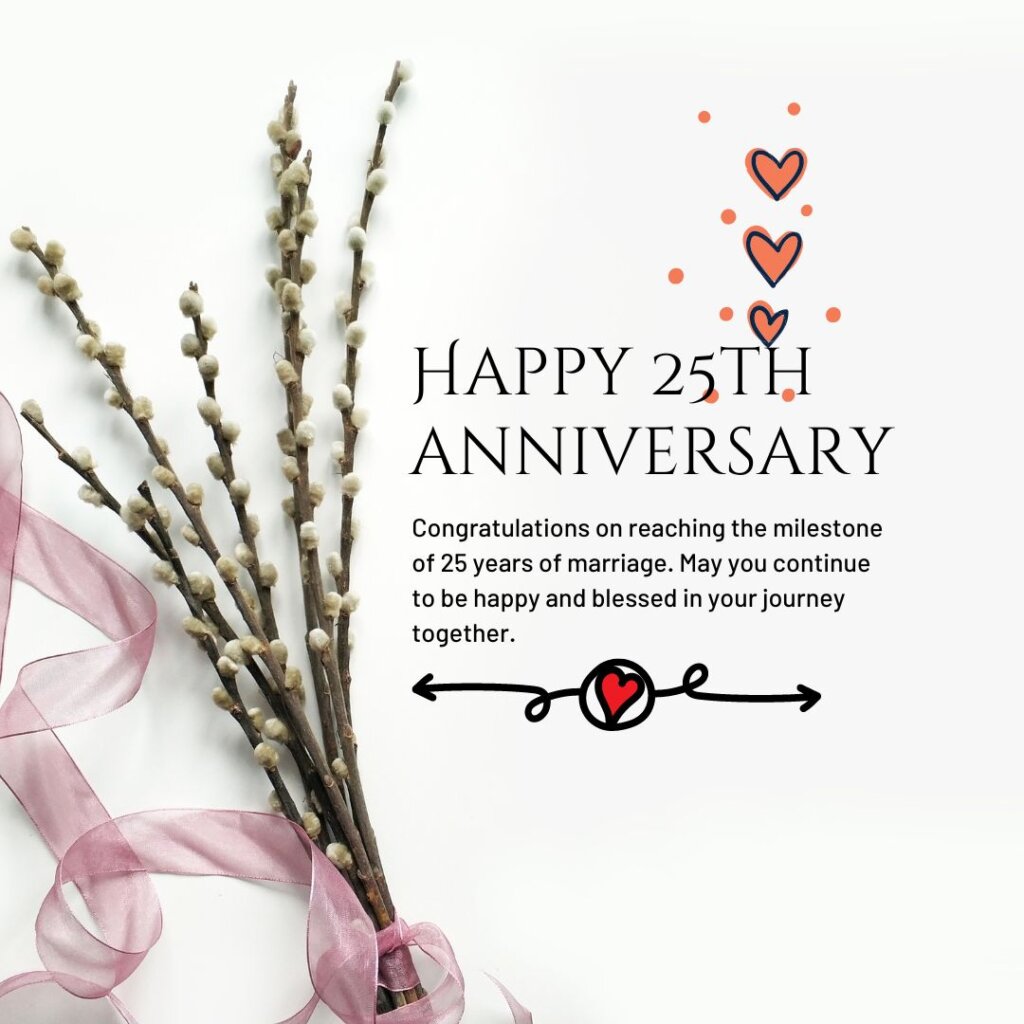 25th anniversary wishes