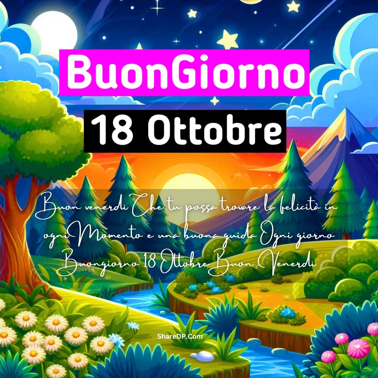 [169+] Buongiorno 18 Ottobre Immagini, GIF, Frasi Nuove Gratis {Buon Venerdì 2024}