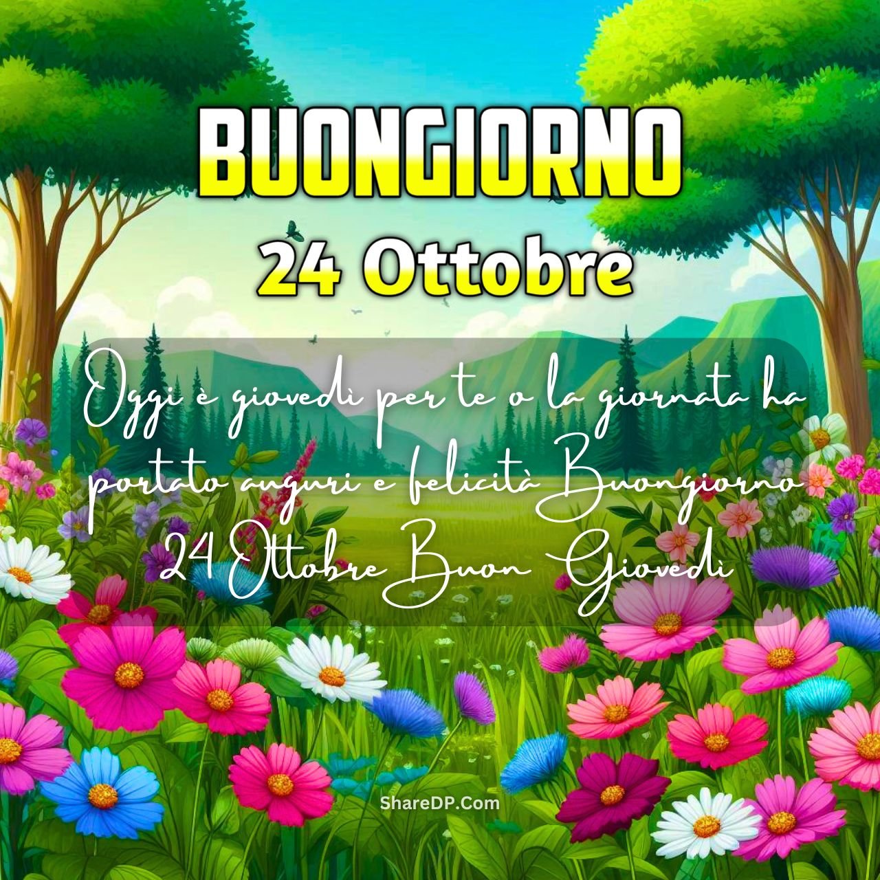 [99+] Buongiorno 24 Ottobre Immagini, GIF, Frasi Nuove Gratis {Buon Giovedì 2024}