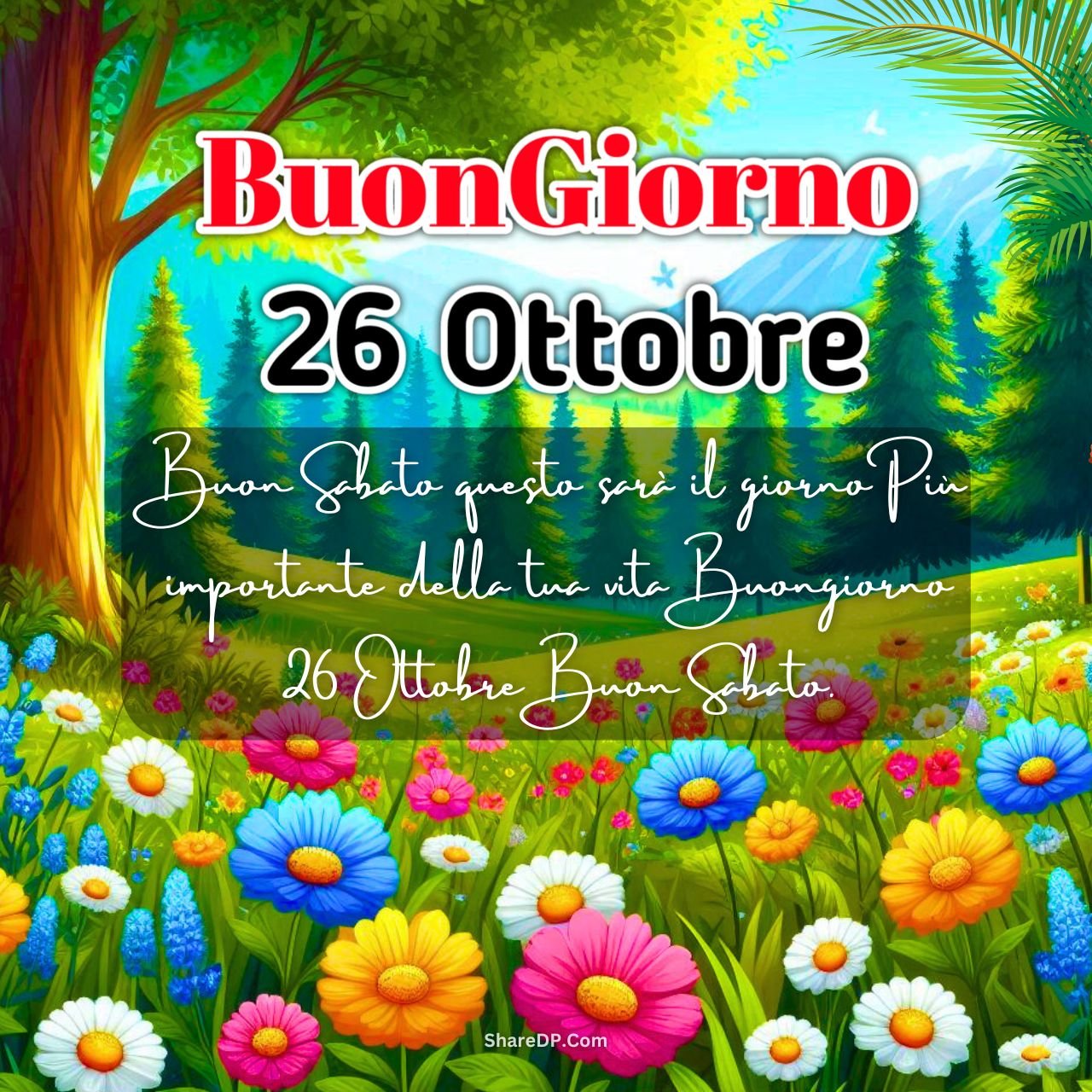 [100+] Buongiorno 26 Ottobre Immagini, Frasi, GIF, Nuove Gratis {Buon Sabato 2024}