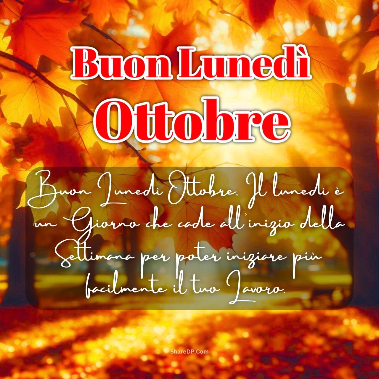 [99+] Buongiorno e Buon Lunedì Ottober Immagini, GIF Nuove Gratis 2024