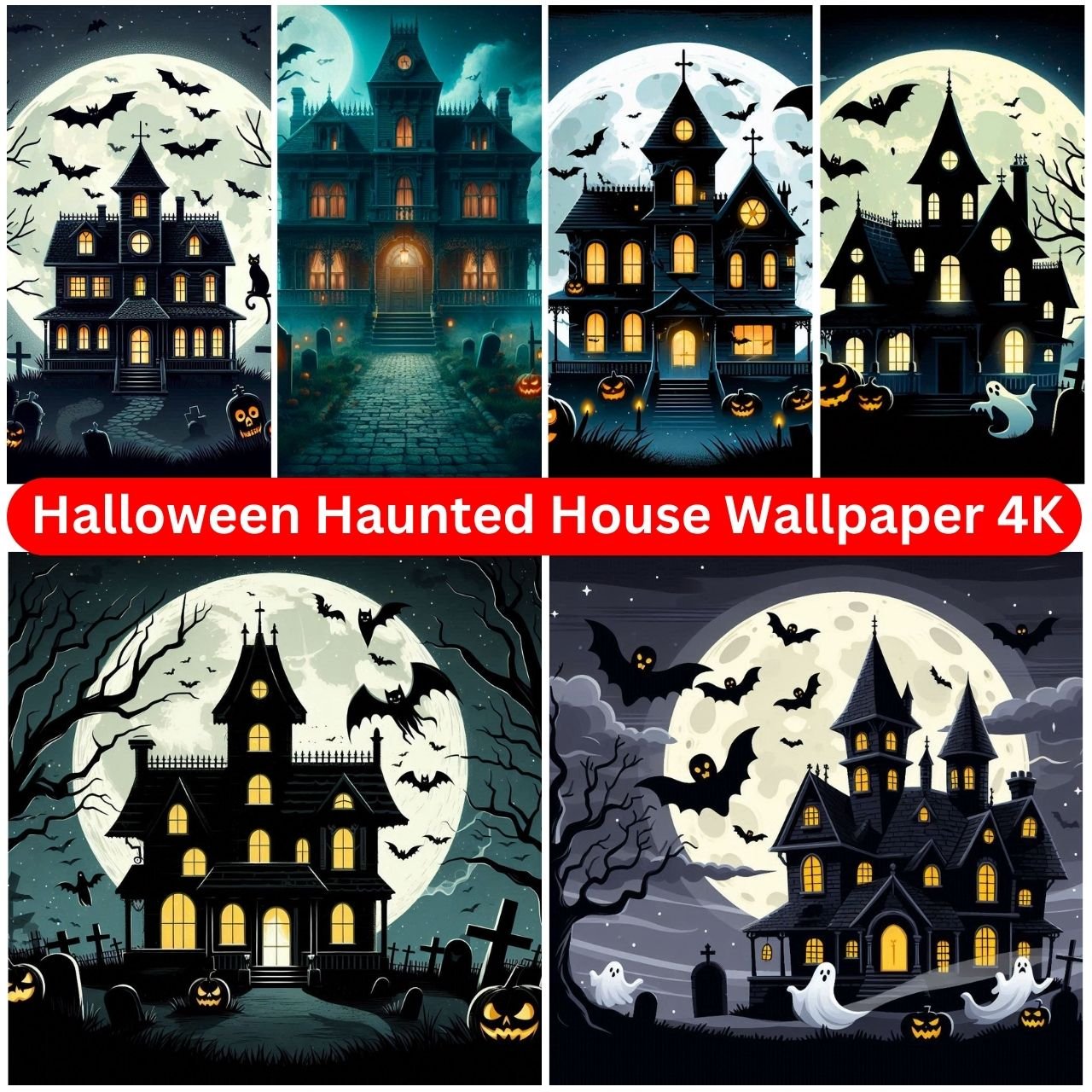 [99+] Halloween Haunted House Wallpaper iPhone PC, 4K Free 2024