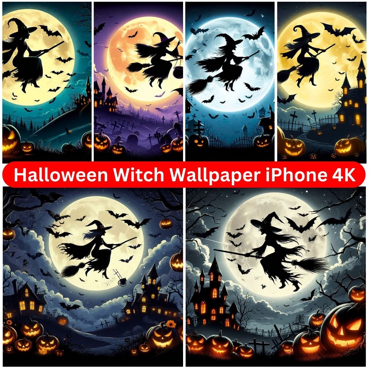 [105+] Halloween Witch Wallpaper iPhone, PC, HD, 4K Free 2024