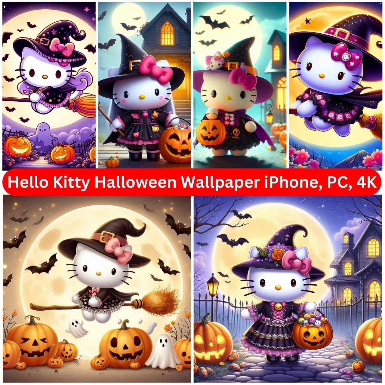 [79+] Hello Kitty Halloween Wallpaper iPhone, Desktop, PC, HD, 4K Free 2024