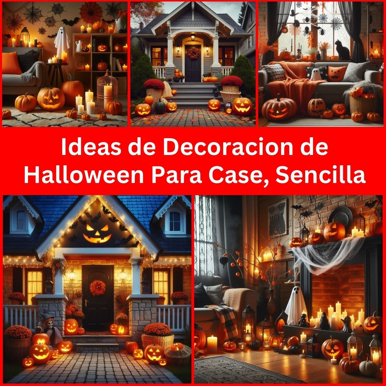 [208+] Ideas de Decoracion de Halloween Para Case, Sencilla 2024