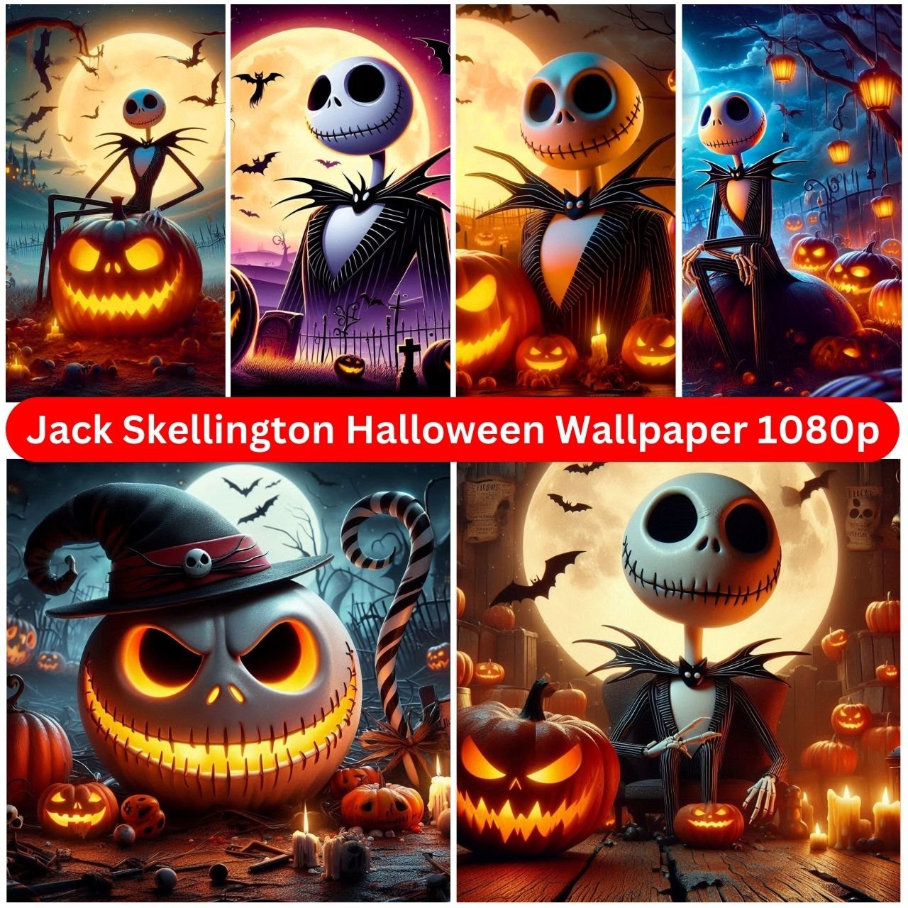 [59+] Jack Skellington Halloween Wallpaper 1080p, 4K, 5K, 8K Free 2024