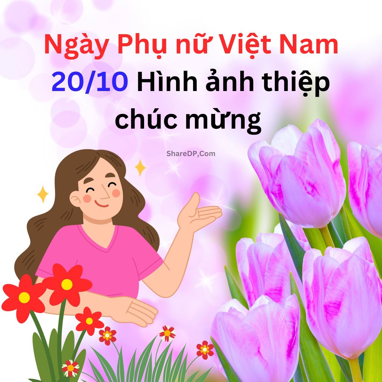 [999+] Ngày Phụ nữ Việt Nam 20/10 Hình ảnh thiệp chúc mừng 2024