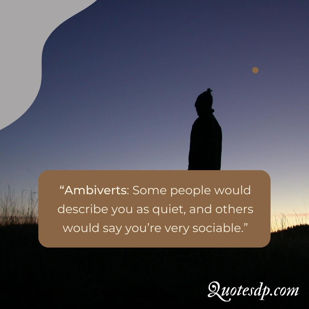 Ambivert Quotes