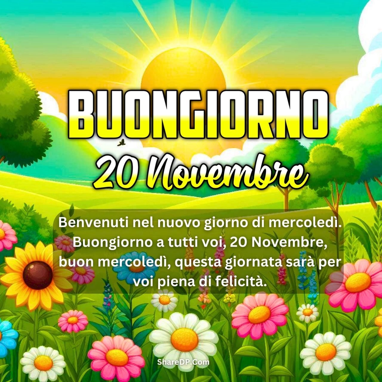 [139+] Buongiorno 20 Novembre Immagini, GIF, Frasi Nuove Gratis {Buon Mercoledì 2024}