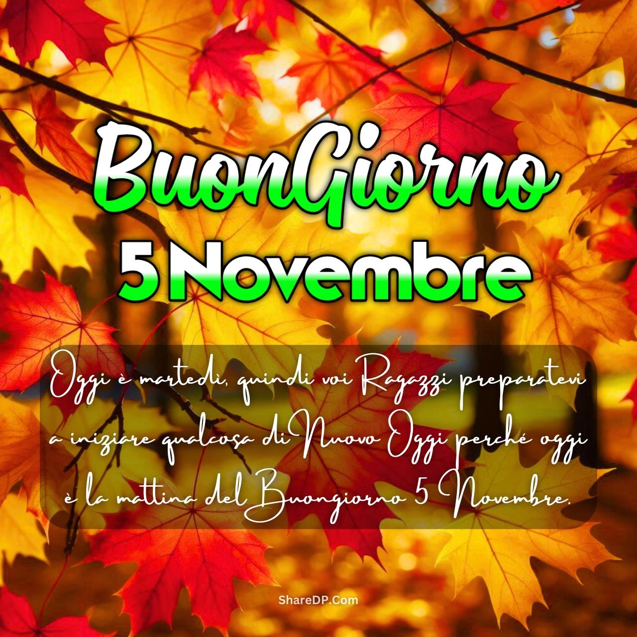 [100+] Buongiorno 5 Novembre Immagini, GIF, Frasi Nuove Gratis {Buon Martedì 2024}