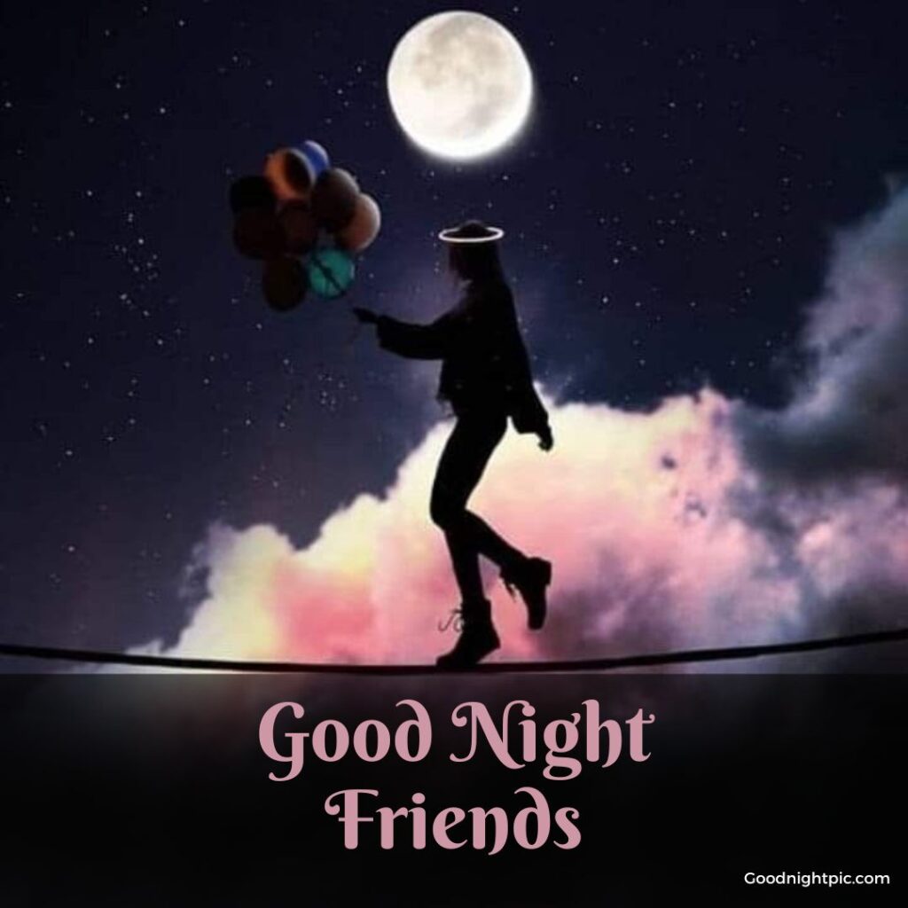 friend sweet good night images