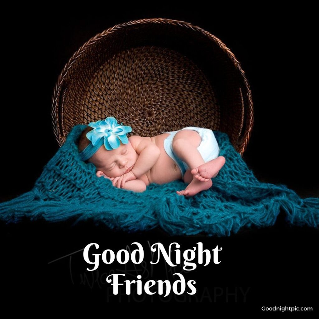 good night friends photo
