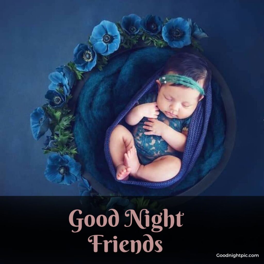 good night friends photo
