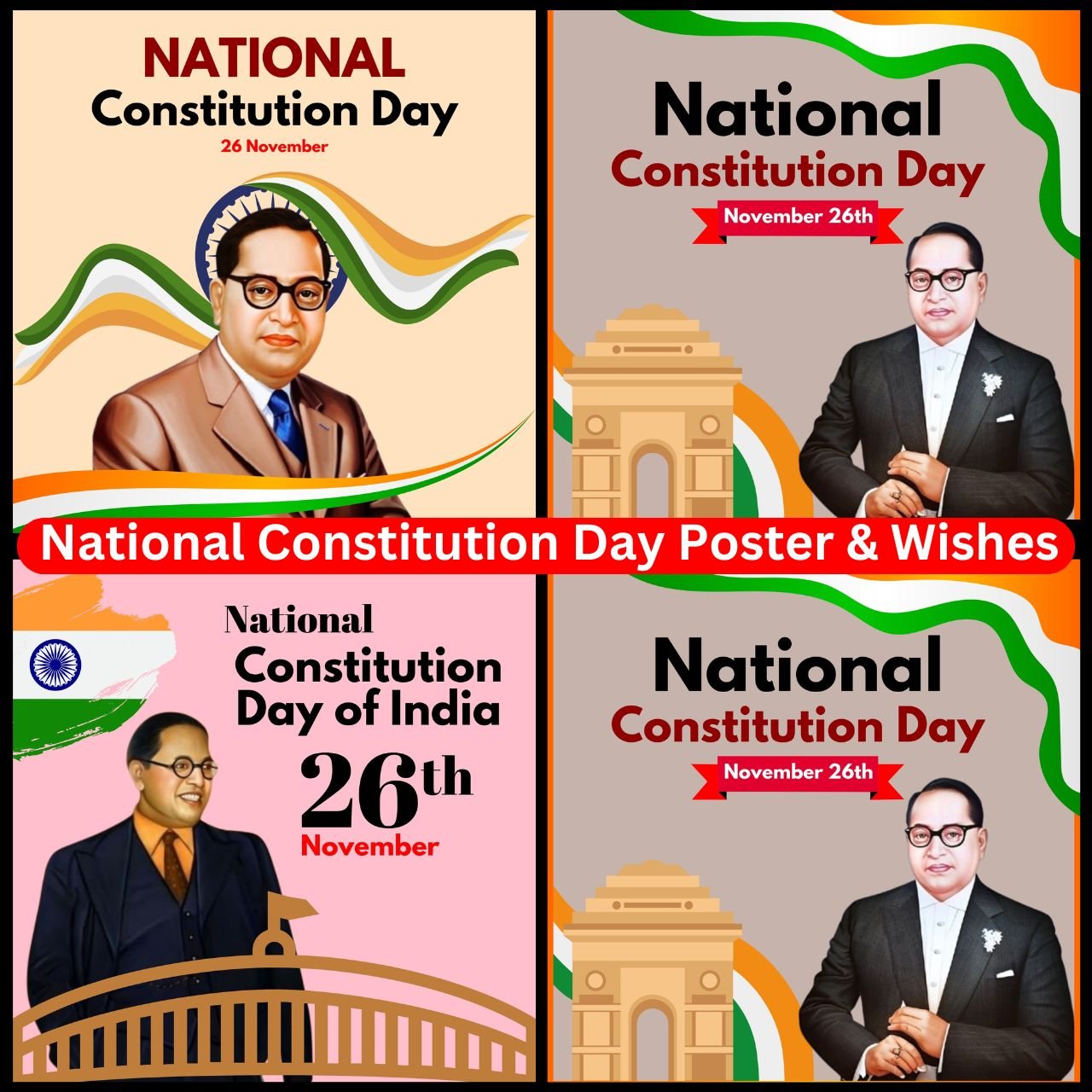 [99+] National Constitution Day Poster, Banner, Wishes, Quotes, Images 2024