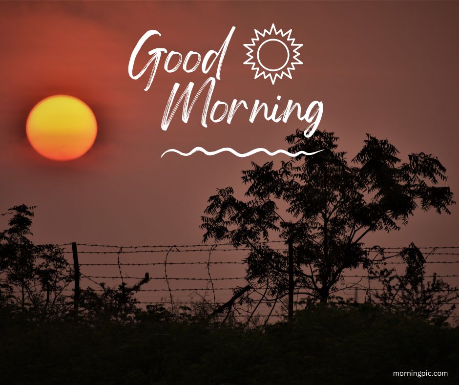 Sunrise english good morning images