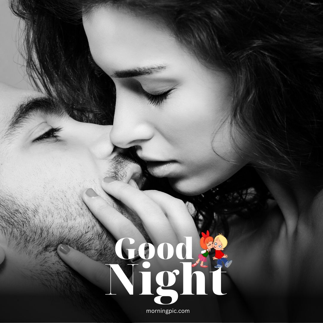 good night kiss images