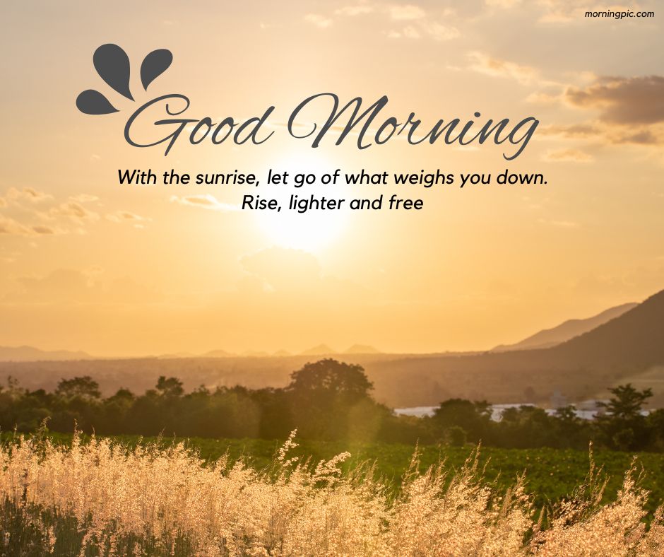 sunrise good morning images english new