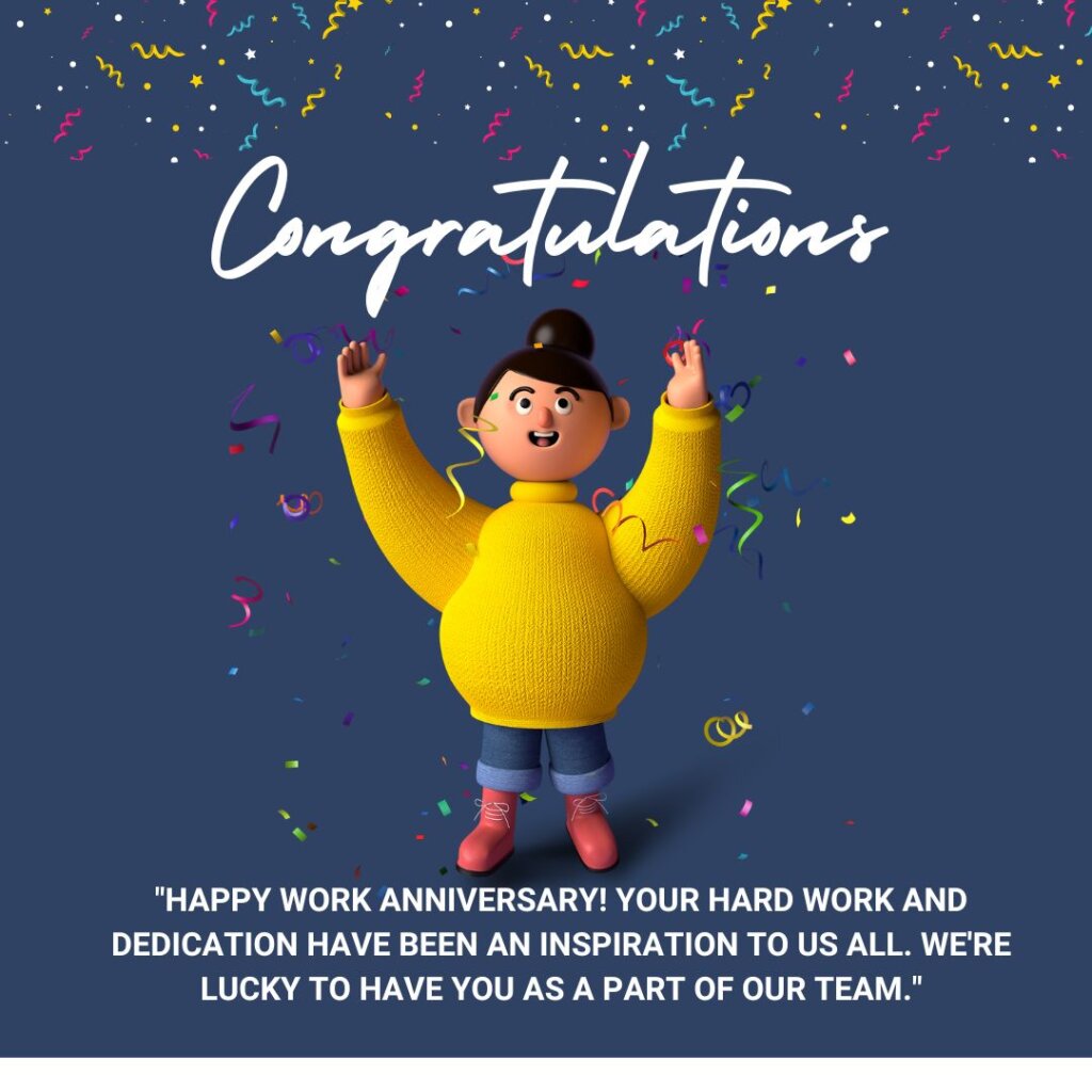 Work Anniversary Wishes For Employee